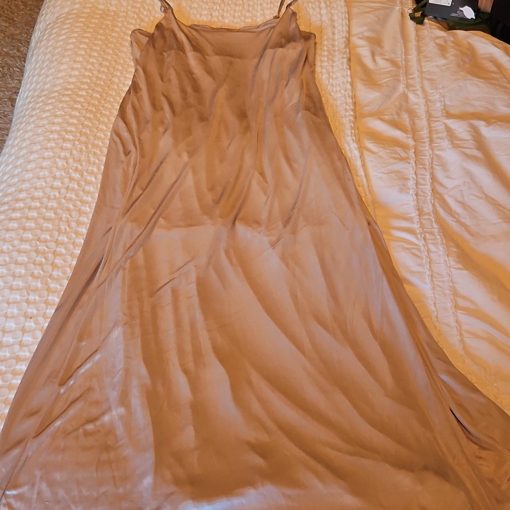 Target Silver Slip Dress XXL